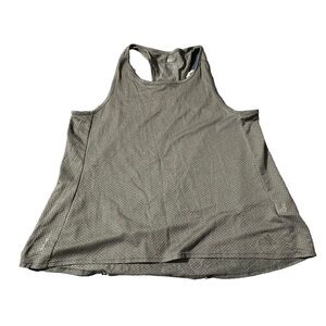 Adidas Energy Running women's grey mesh tank top size small